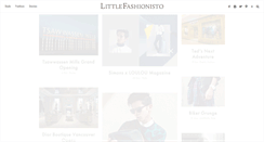 Desktop Screenshot of littlefashionisto.com
